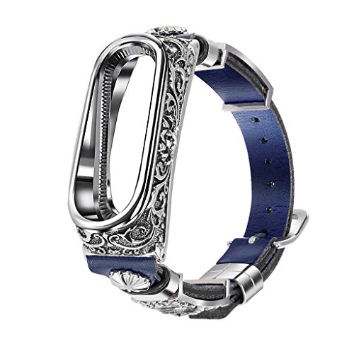  Yncc Bracelet De Montre en Cuir-Bracelet en Cu...