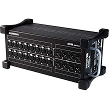 Allen & Heath AB168 Remote Audio Rack/Portable Stage Box for GLD and Qu Series, 16 XLR Input, 8 XLR Output AH-AB-168