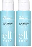 e.l.f. SKIN Holy Hydration! Daily Cleanser Mini, Face Cleanser For Washing Away Excess Oil, Impurities & Makeup, Made With Hyaluronic Acid, Vegan & Cruelty-Free (Pack of 2)