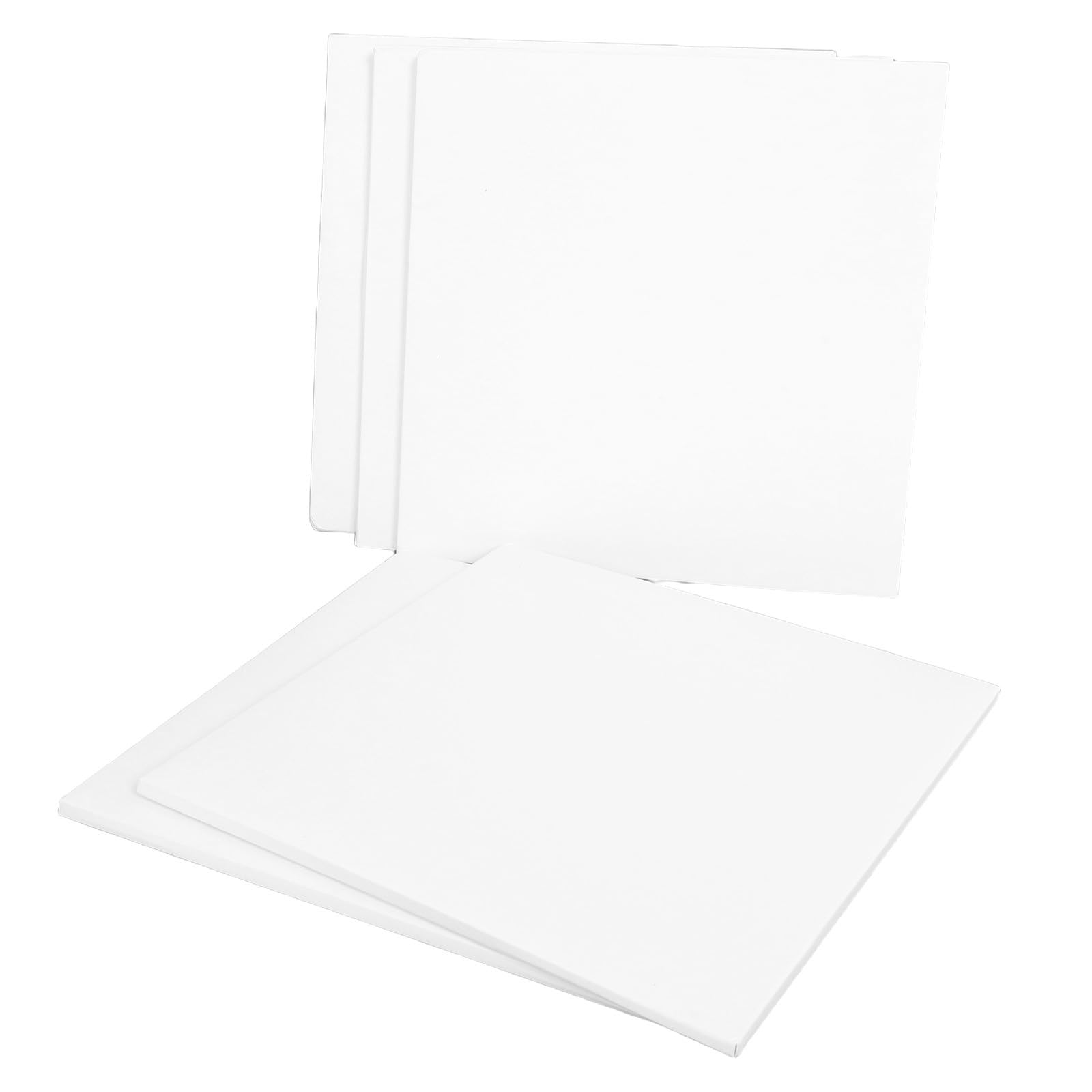 Beavorty Lot de 10 Plateaux à Gâteau en Carton Blanc Épais, Supports Polyvalents pour Pâtisseries et Mousses, pour Présentation et Cuisson Élégante