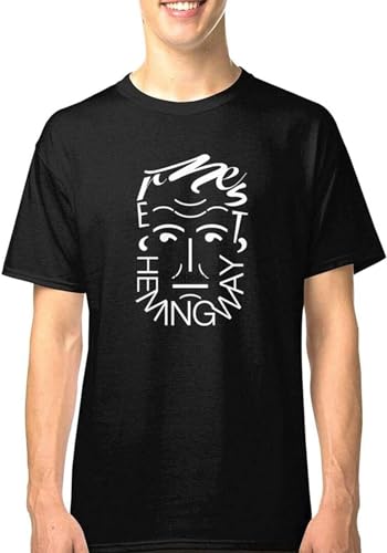 Jiaggoyrx Ernest Hemingway 3 Mens Tshirt Size XL