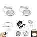 Xking 2Pcs Slim Dimmable LED Under Cabinet Lighting Kit, 12V total 4W - Warm White