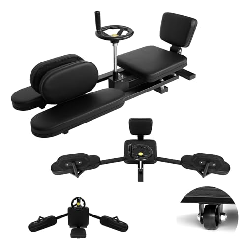 Écarteur De Jambes Réglable En Acier – Pour Yoga, Danse, Gymnastique – Longueur 63-106 Cm – Sangle Incluse