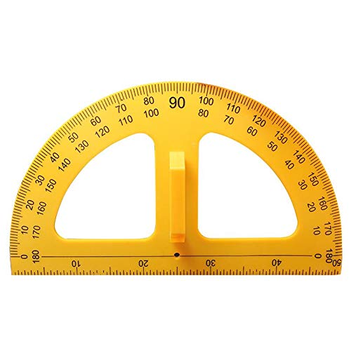 VIDOO 4 Pcs Grand Triangle D'Enseignement Règle Ensemble Tableau Noir Enseignement Triangle Règles Protractor Compass Géométrique Drawin Démonstration Aids Équipements