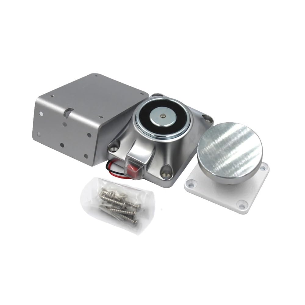 12/24V 60kg/120LBS Butée de porte murale pour verrouillage électromagnétique magnétique pour portes intérieures