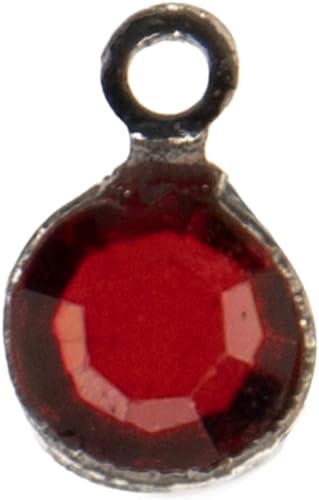 Miniatura 5 de Craft County Dijes colgantes de piedra natal para hacer joyas, pulseras y collares, disponibles en paquete individual, 5, 10 y 20 unidades