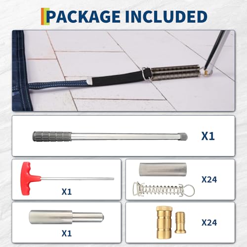 Cobertor de seguridad para piscina 22x42 pies miniatura 5