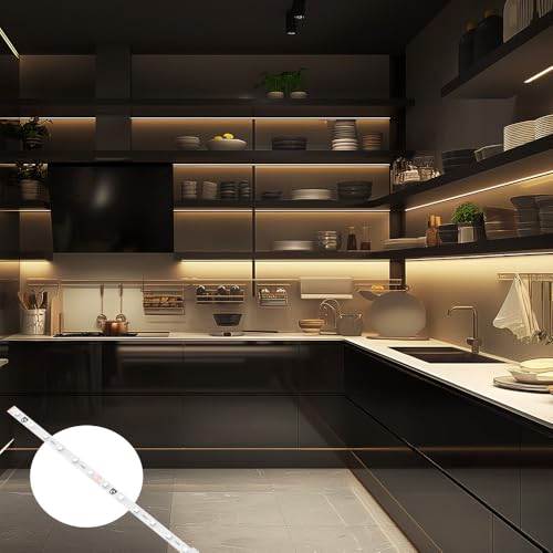 Juno JFX LED Tapelight Starter Kit, 16 Foot Neutral White LED Strip Light, Flexible Under Shelf LED Lighting with Dimmer, 200 Lumens, Easy Install Plug-in Light Strip for Kitchen or Accent Lighting by Juno - Image 9
