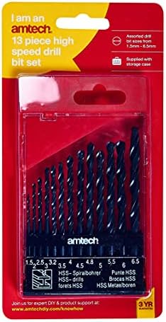 Amtech F1000 13 Piece high speed steel (HSS) drill set - small