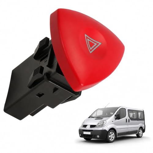 Image of KASturbo Hazard Warning Light Switch Button Fit Trafic Vivaro 8200442724