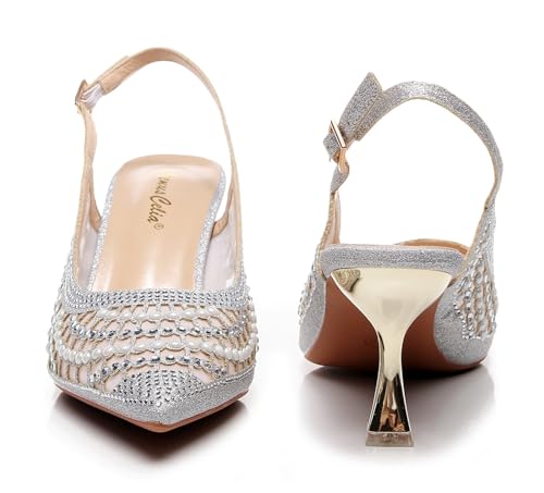 Image of VenusCelia Women's Charming Lady Slingback Pump Shoe