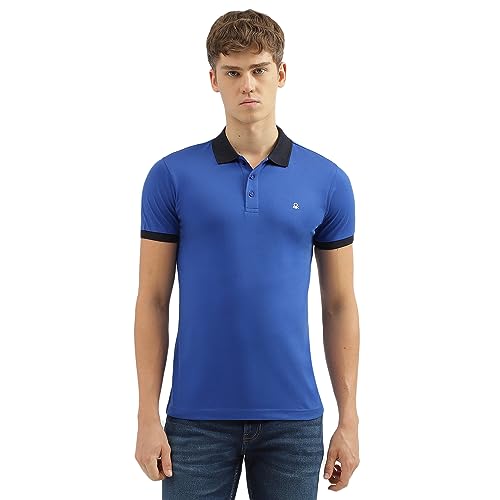 Image of United Colors of Benetton Men's Solid Regular Fit Polo Shirt