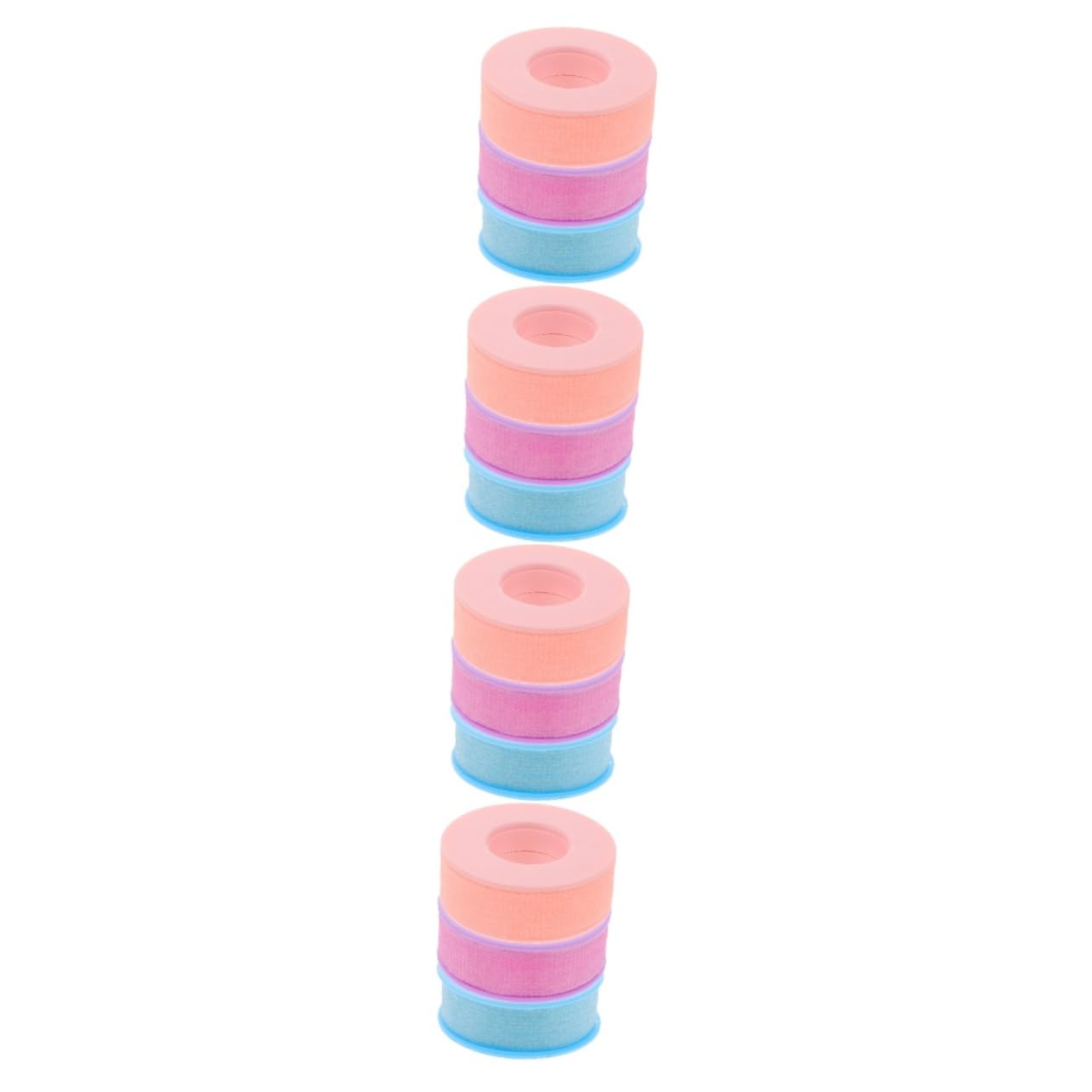 12rotoli Nastro Adesivo Per Extension Ciglia Di Nastro Silicone Traspirante Strumenti Per Estensione Ciglia Facile Da Strappare e Personalizzare Adesivo Ipoallergenico Adatto Per