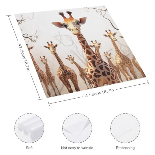 Servilletas de tela cuadradas estampadas pack 2 miniatura 2