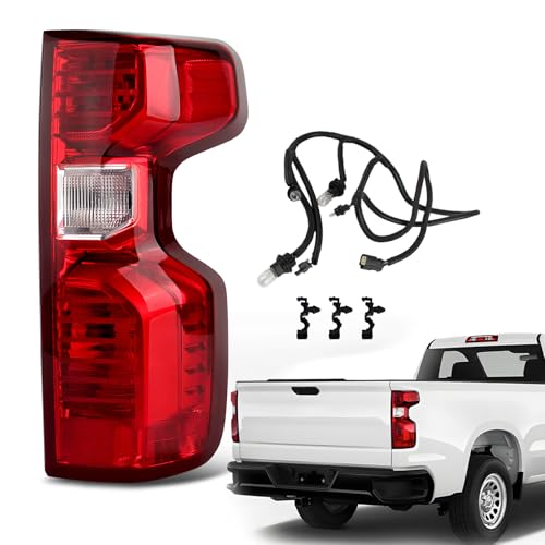 Halogen Tail Light Assembly for 2019-2026 Chevy Silverado 1500 Right