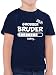 Produktbild Kinder T-Shirt Jungen - Großer Bruder Loading 2024-140 (9/11 Jahre) - Dunkelblau - Fuer den grossen grosser 2023 Tshirt Junge Shirt großer+Bruder 2022 Shirts großen für Kind größerer werde t