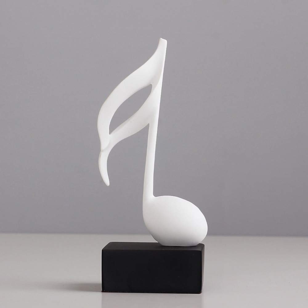 Figurines de collection notes de musique pour étagère et bibliothèque design
