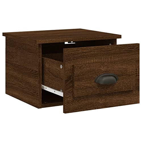 Meuble flottant design moderne chêne marron pour chambre et salon