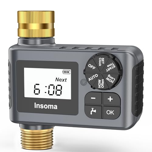 Water Timer with Brass Inlet & Outlet for Outdoor Garden