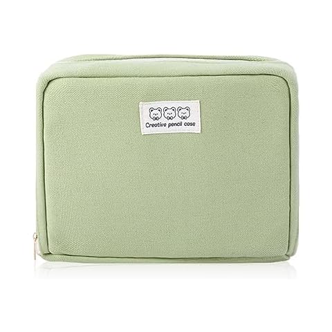 iSuperb Big Pencil Case Pouch Large Capacity Can Hold a Book, Pen Pouch Waterproof for Adult Kids College Student Zipper Stationery Organizer Storage Cosmetic Makeup Bag Cover