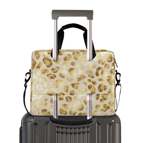 Maletín para portátil patrón leopardo Gold ALAZA 13-15.6" miniatura 3