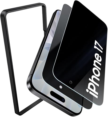 SSLOTSCASE for iPhone 17 Privacy Screen Protector [2 Pack] [9H Hardness]