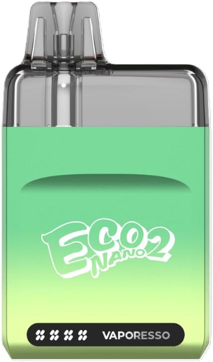 Vaporeso Eco Nano 2 Pod 30 W 1000 mAh System Kit Nicotine-Free Color Green