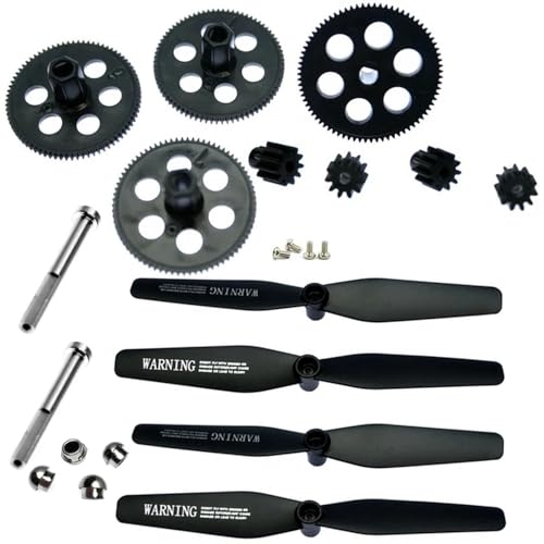 VISUO XS816 XS809W XS809HW XS809 XS809S RC Quadcopter �h���[���p�݊��X�y�A�p�[�c (�v���y���A�l�W�A�K�[�h�A���[�^�[�A�M�A�A�N�Z�T���[���܂�)(Blue)