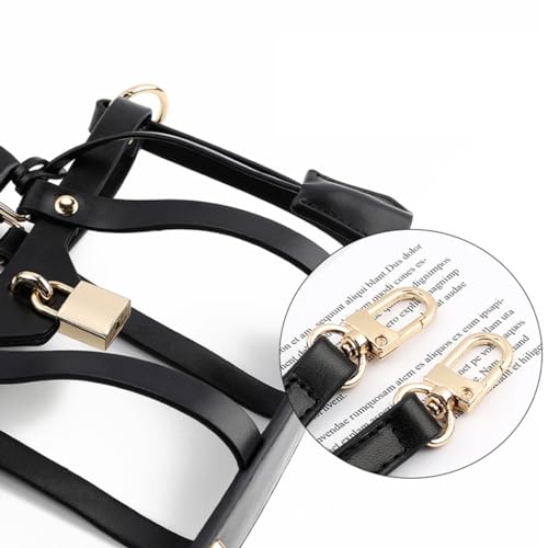 Hollow Tote Messenger Bag Set DIY Crossbody Bag Accessory PU Encasement3