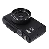 5K 75MP Mirrorless Camera, 18X Zoom Auto Focus Digital Camera, Anti Shake Vlogging with 3 Inch Flip Screen, Support 256GB Memory, Retro Design for Travel and Wildlife (Black)