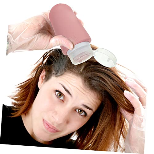 Ciieeo 4pcs Multi-Function Travel Bottles Silicone Shampoo Containers Refillable for Shampoo Lotion Sunscreen