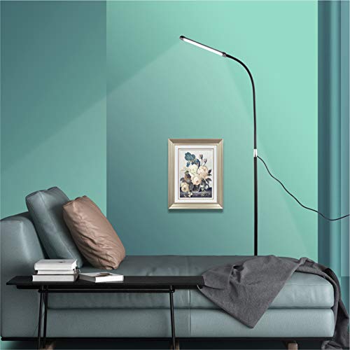 LED Floor Lamp for Living Room,Dimmable Adjustable Standard Lamp for Bedroom,Remote Control Portable Standing Lamp, 10w Timer Flexible Modern Tall Lamp, Gooseneck Tripod Stand Light for Reading