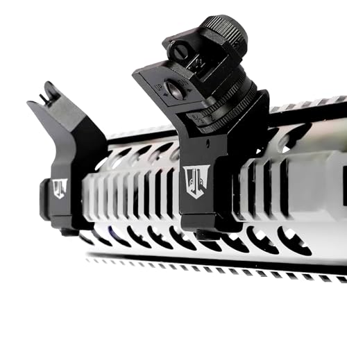 45 Degree Offset Iron Sights Canted Sights 45 Degree Iron Sights Backup Iron Sight Picatinny Rifle...