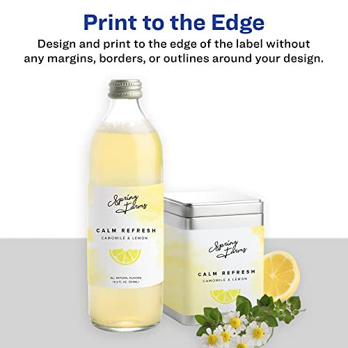 Avery Printable Durable White Rectangle Labels, Sure Feed Technology, 2" x 5", Print-to-the-Edge, Waterproof Labels, Laser & Pigment-Based Inkjet Compatible, 200 Total by Avery - Image 3