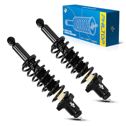 Image of PHILTOP Rear Struts Fit for Caliber 2007 2008 2009 2010 2011 2012, 172401 Shock Absorbers 2 PCS Struts with Coil Spring Assemblies