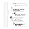 TECKWRAP 001 White Permanent Vinyl Roll - 12" x 10ft (30.5cm x 305cm) Glossy White Vinyl Easy to Apply for Window Stickers, Home Decor, Decals, Signs & DIY Craft Projects #1