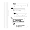 TECKWRAP 001 Vinyl Glossy Permanent Adhesive Vinyl for Craft Decal Projects 12 x 10ft, Glossy Coconut White