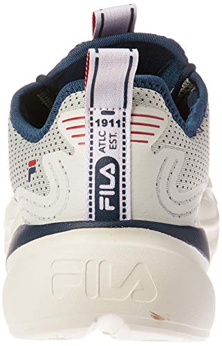 Tênis Fila Charge, Masculino, Bege/Marinho/Vermelho, 39