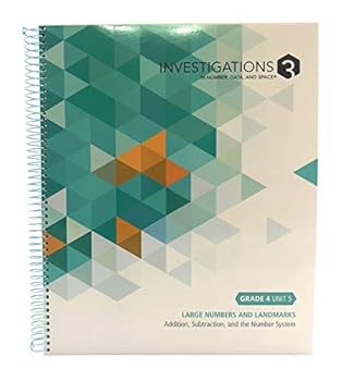 Spiral-bound Investigations 3 in Number, Data, and Space Grade 4 Unit 5 Large Numbers & Landmarks Book