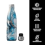 S'well Stainless Steel Water Bottle, 17oz, Ocean Marble, Triple Layered Vacuum Insulated Containers Keeps Drinks Cold for 36 Hours and Hot for 18, BPA Free, Perfect for On the Go - Image 3