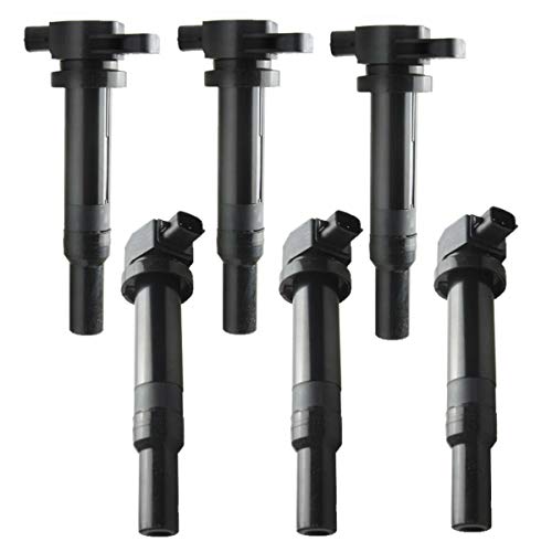 Set of 6 Ignition Coils Pack for Kia Optima Rondo Magentis (Only fits Engine V6 2.7L)
