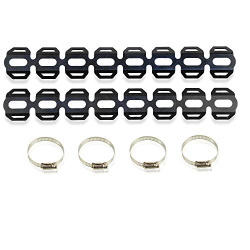 Motorcycle Exhaust Muffler Pipe Leg Protector Heat Shield Cover For BMW F 650 GS 2008-2020 For BMW F 700 GS ALL YEAR For BMW F 800 GS ALL YEAR For BMW F 800 GS ADVENTURE 2013-2019 (Black)