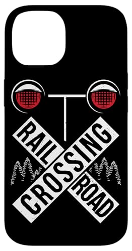 Funny Railway Railroad Crossing Locomotive Graphic Train Fan Case for iPhone 14
