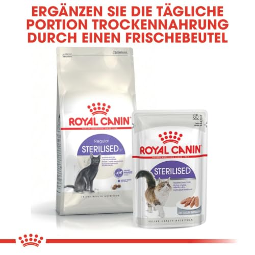 ROYAL CANIN STERILISED Trockennahrung für Katzen – 4 kg