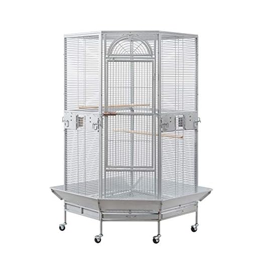 Seny Corner Space-Saving Bird Cage