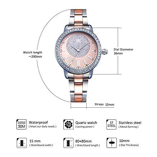 Shengke Women Watches Crystal Ladies Wrist Watch Girl Clock Luxury Watch For Women, Waterproof, Alloy Strap #TOP1
