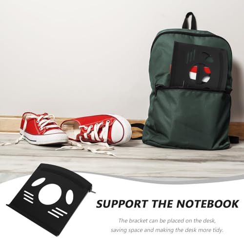 Soporte portátil para laptop Cabilock negro plegable con ventilación miniatura 6