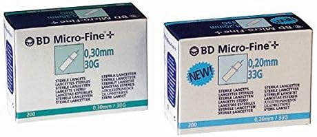 Micro-Fine+ Lancets 33 G 0,20 mm blue 200 Piece