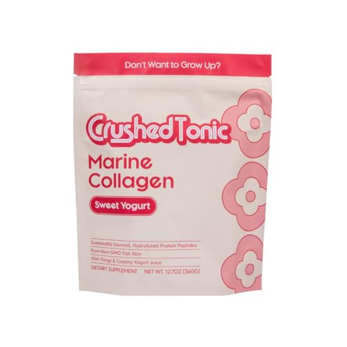 Crushed Tonic Korean Beauty Collagen Powder | Hydrolyzed Marine Collagen Peptides | Skin, Hair...