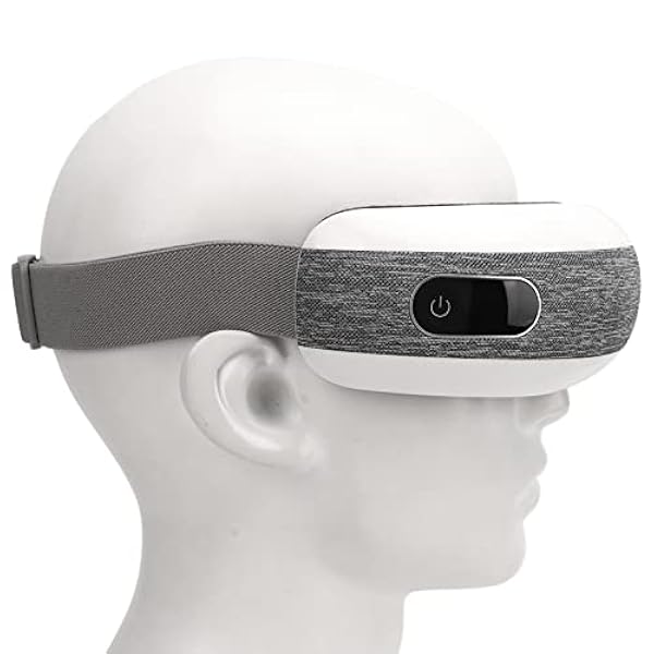 Elektrisk ögonmassageapparat Bluetooth Trötthetslindring Ögonvårdsmassageapparat 4 Lägen Mjuk Musik Varm Kompress Vikbar för Daglig Användning